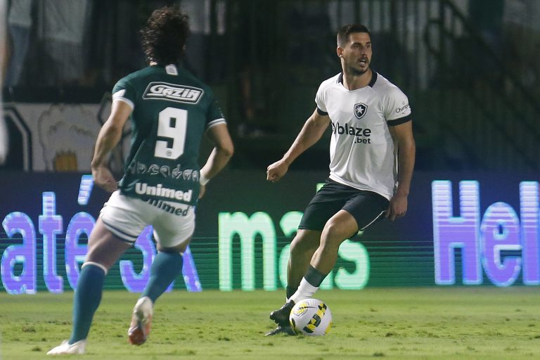 Goiás joga mal, sofre gol no final da partida e é derrotado pelo Botafogo