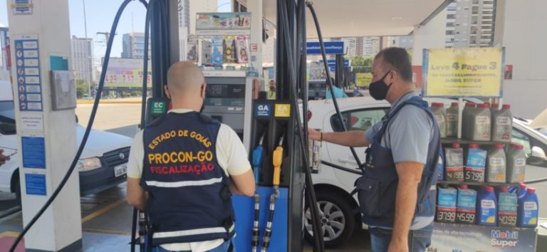 Procon combustíveis Goiânia