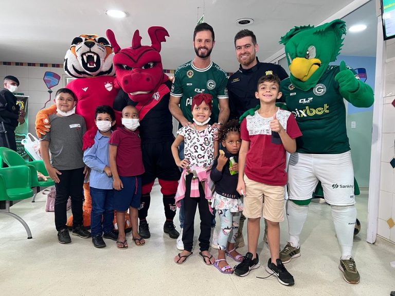 Atlético-GO, Goiás e Vila Nova abraçam a campanha Policiais Contra o Câncer Infantil