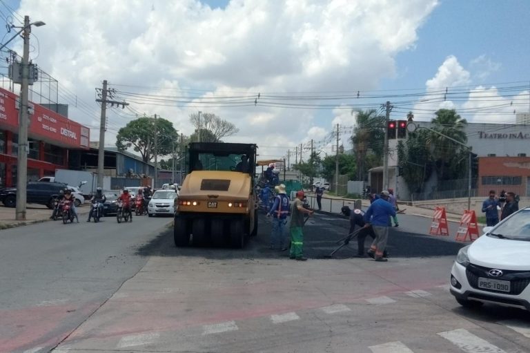 Obras de recapeamento do Eixo Anhanguera tem nova data para conclusão da primeira etapa, em Goiânia