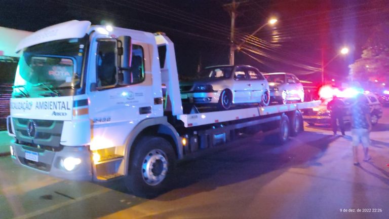 Amma apreende três veículos por poluição sonora com som automotivo, no Setor Vera Cruz