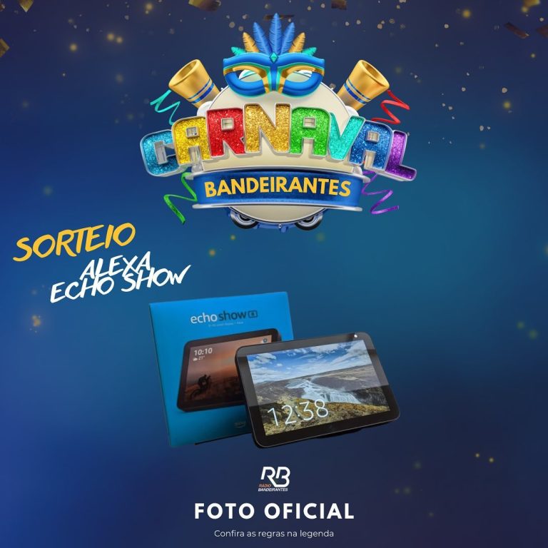 Com sorteio de uma Alexa no Carnaval, RB Goiânia lança a Central Promocional do Ouvinte