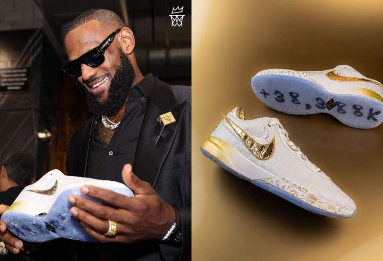Após quebrar recorde histórico da NBA, LeBron James ganha tênis da Nike