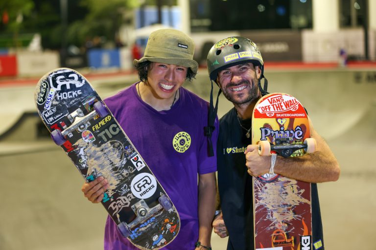 Augusto Akio e Pedro Barros representarão o Brasil na final do Mundial de Skate Park