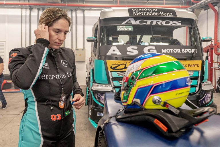 Em Goiânia, Bia Figueiredo muda número com homenagem a Rubens Barrichello