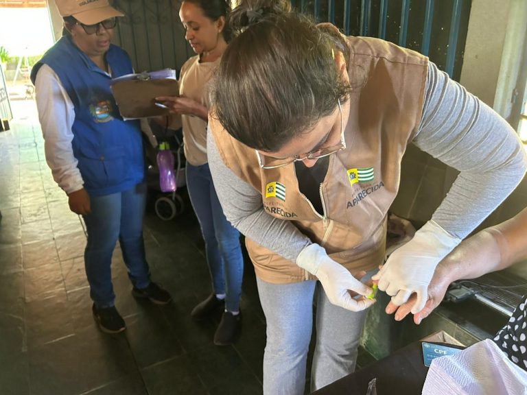 Em Aparecida de Goiânia, saúde realiza testagem e inquérito sobre a malária