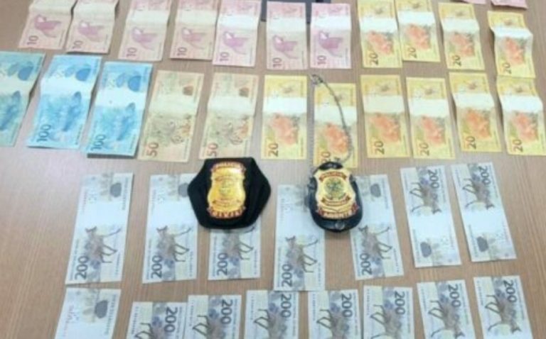 Polícia Civil prende suspeitos de usar cédulas dinheiro falsas