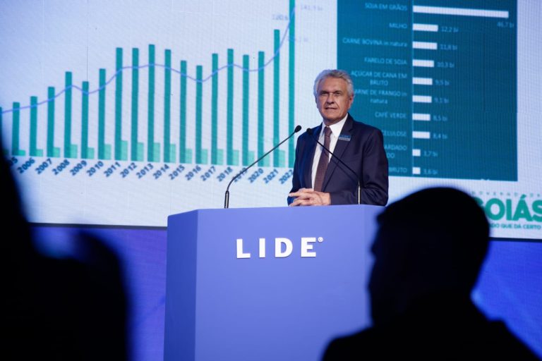 No Rio Janeiro, Caiado defende agronegócio brasileiro e critica interferência europeia