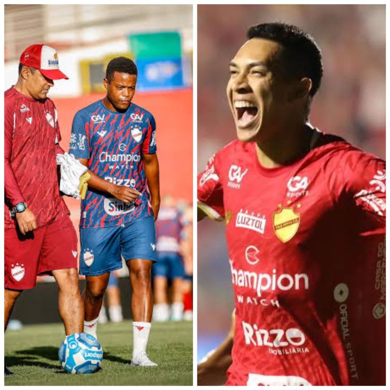 Com lesão de Caio Dantas, Naninho e Igor Henrique disputam vaga no time titular do Vila Nova