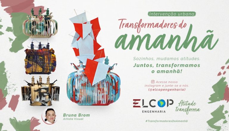 ELCOP lança campanha que usa transformadores de energia inutilizados em obras de arte