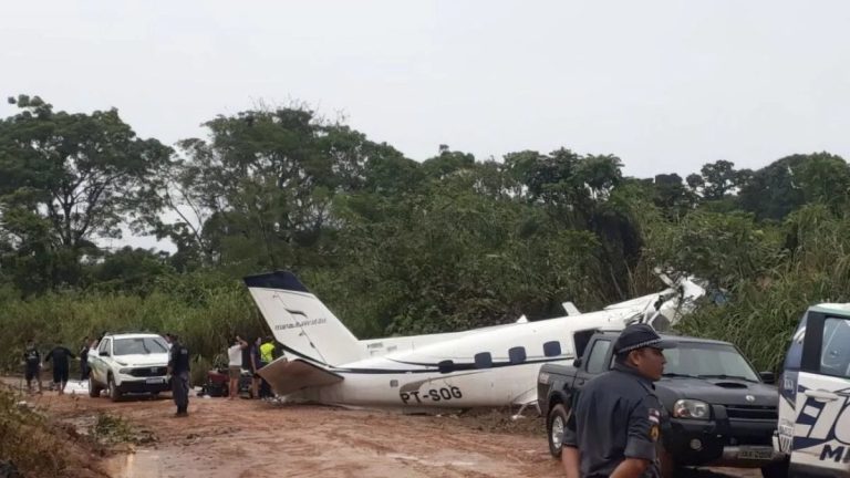 Serviço Aéreo de Goiás está a caminho do Amazonas para fazer traslado de goianos vítimas de queda de avião