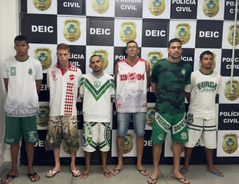 Polícia Civil prende seis integrantes de torcidas organizadas rivais em Goiânia