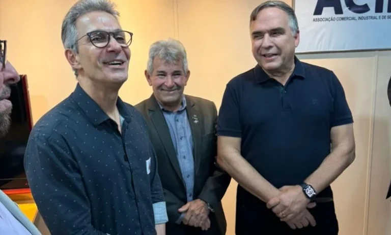 Em Goiânia, Mabel participa de evento com governador de Minas Gerais