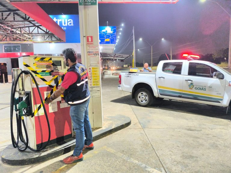 Procon Goiás interdita posto de combustível em Aparecida de Goiânia