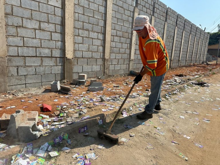 Prefeitura de Goiânia recolhe 11 mil quilos de lixo eleitoral no final de semana de votação