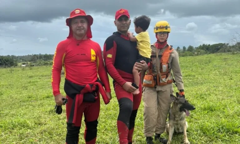 Criança desaparecida é encontrada com ajuda da cadela Mera em Goiás