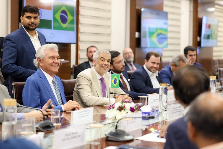 Caiado inicia colaboração com a Índia para impulsionar produção de alimentos