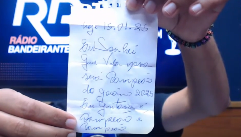 Sonho revelado: Wesley Souza revela profecia de Nilton César