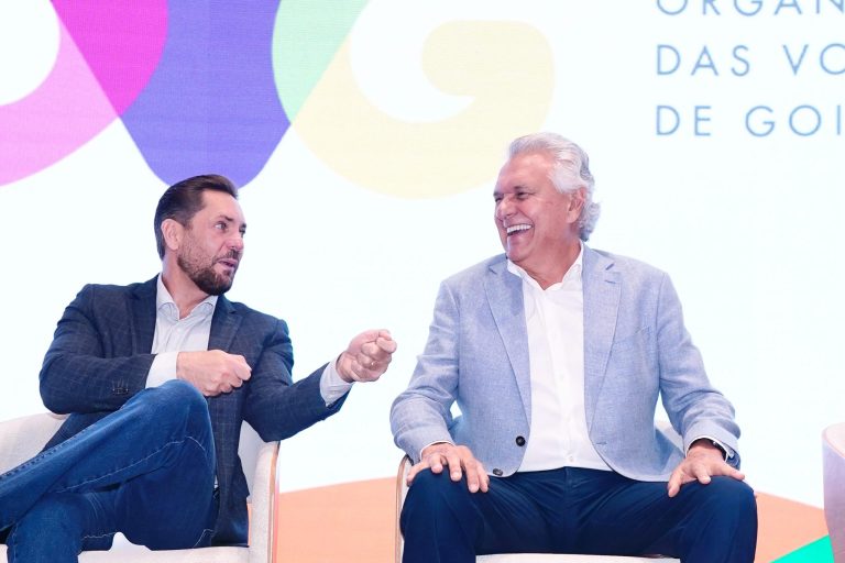 Bruno Peixoto e Ronaldo Caiado