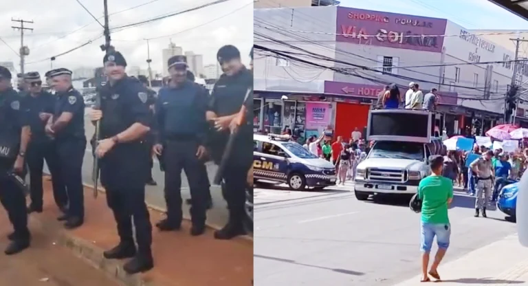 Fiscalização da Prefeitura de Goiânia acaba com atividades de ambulantes na região da 44