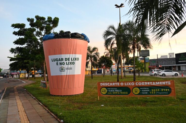 Sandro Mabel lança campanha para conscientizar sobre o descarte correto de lixo