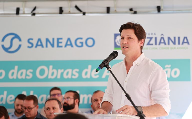 Daniel Vilela dá início a obras que levarão água tratada a 28 mil moradores de Luziânia