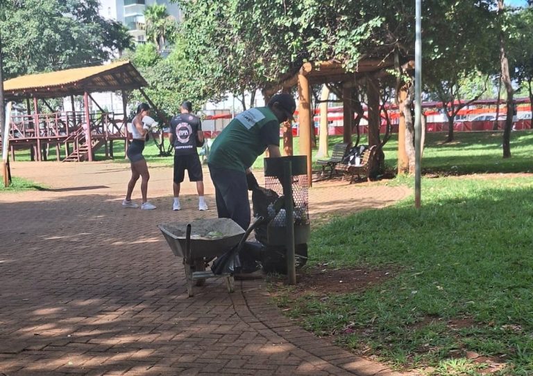 Amma identifica esgoto no lago do Parque das Flores e aciona Saneago para reparo emergencial
