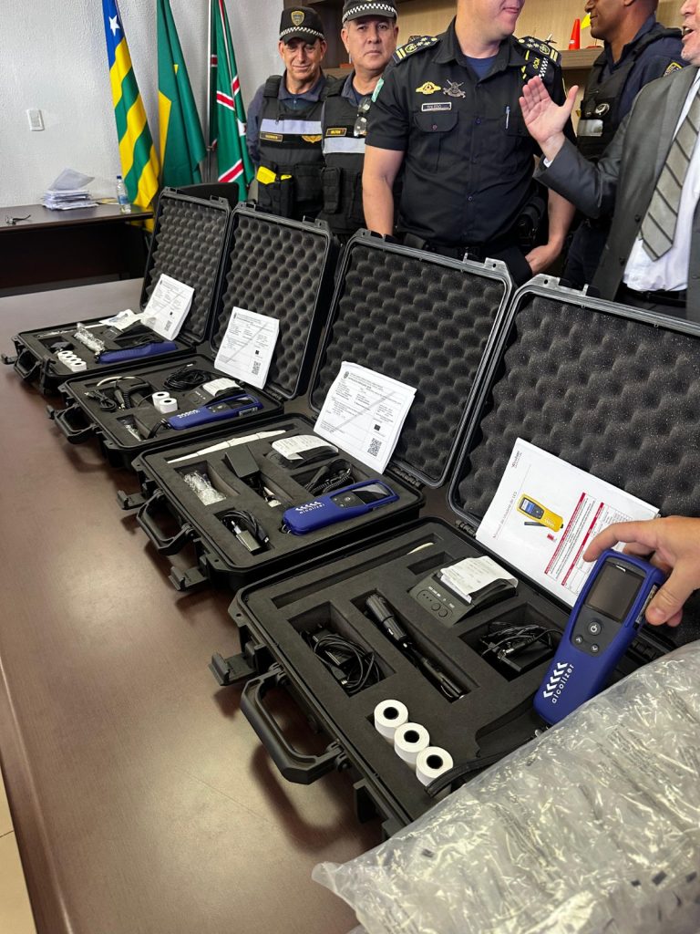 GCM recebe etilômetros do Detran para uso em operações da Balada Responsável