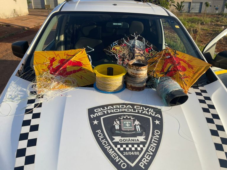 Guarda Civil apreende mais de 300 carretéis com linhas cortantes na Campanha Pipa Sem Cerol