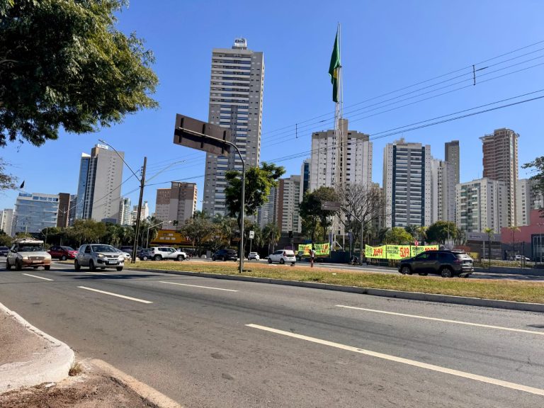 Obras na Jamel Cecílio e 136 avançam e já reduzem congestionamentos em Goiânia