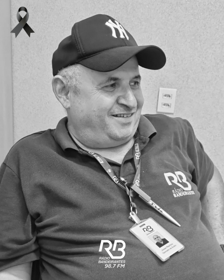 Rádio Bandeirantes Goiânia lamenta a morte do sonoplasta Jovan Martins Coelho