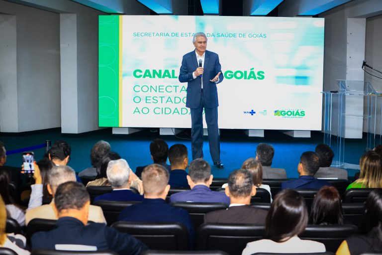 Caiado lança Canal Saúde, ferramenta para comunicação direta com a população
