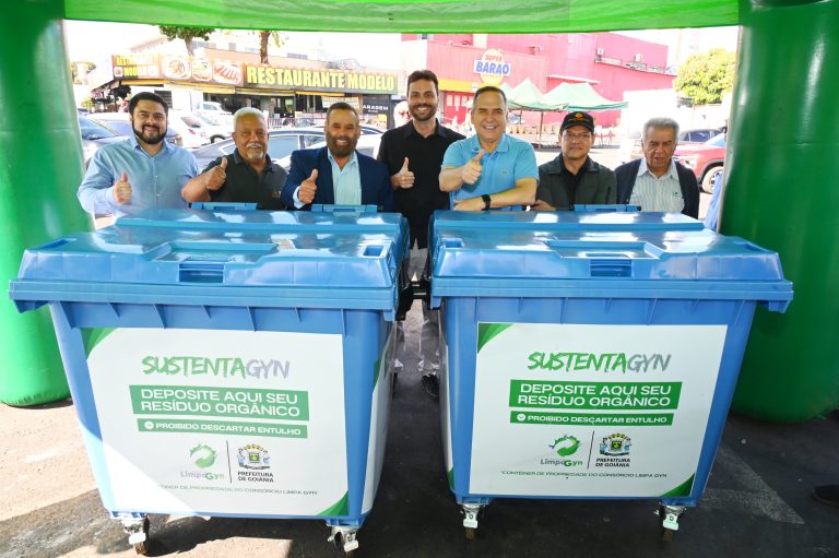Prefeitura de Goiânia moderniza limpeza em mercados municipais com novos contêineres