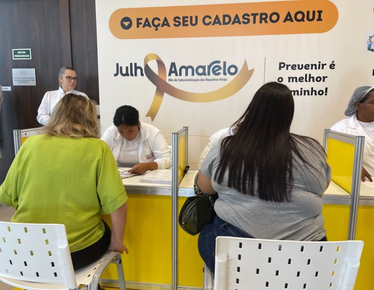 Prefeitura de Goiânia realiza mais de 3,6 mil testes para diagnóstico de hepatites durante Julho Amarelo