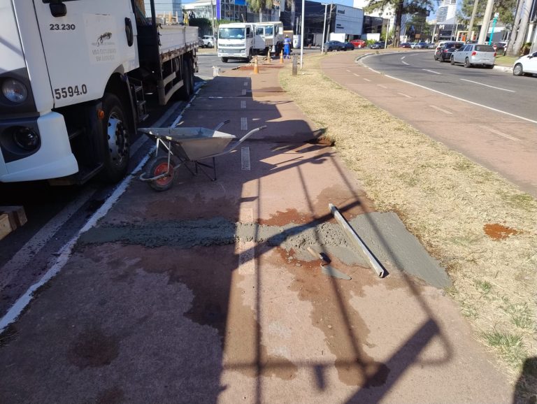 Prefeitura de Goiânia reforma pista de caminhada da Avenida Ricardo Paranhos