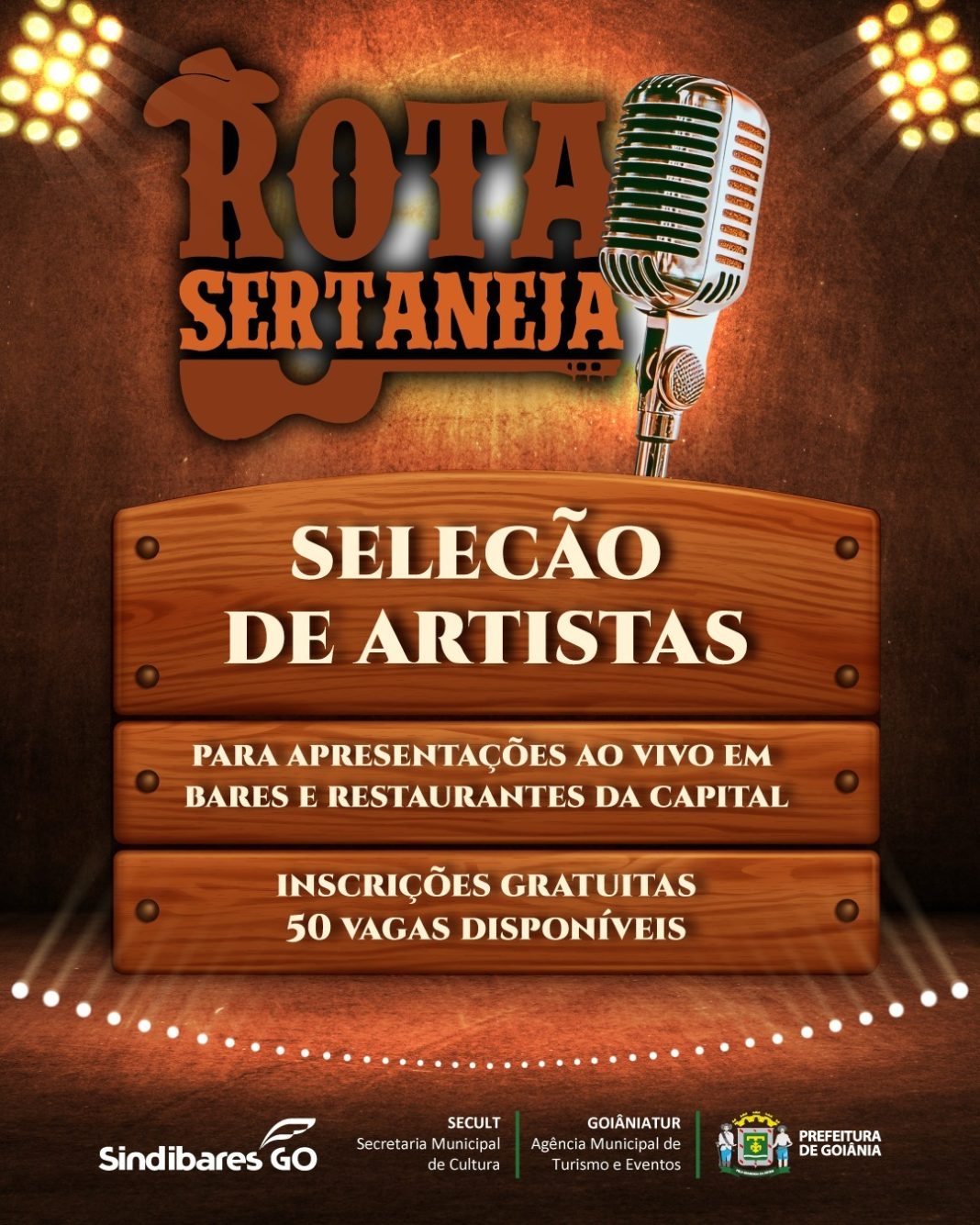 Prefeitura de Goiânia abre inscrições para novos talentos da música sertaneja