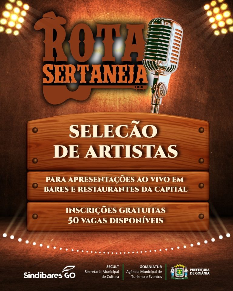 Prefeitura de Goiânia abre inscrições para novos talentos da música sertaneja