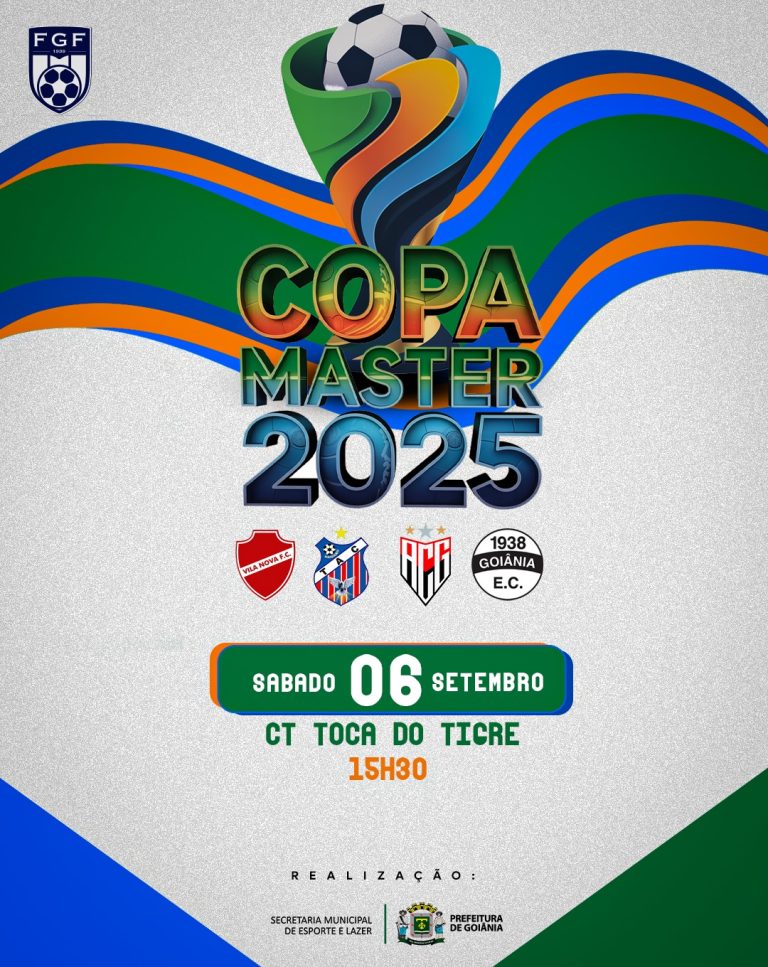 Prefeitura de Goiânia promove Copa Goiânia Master 2025