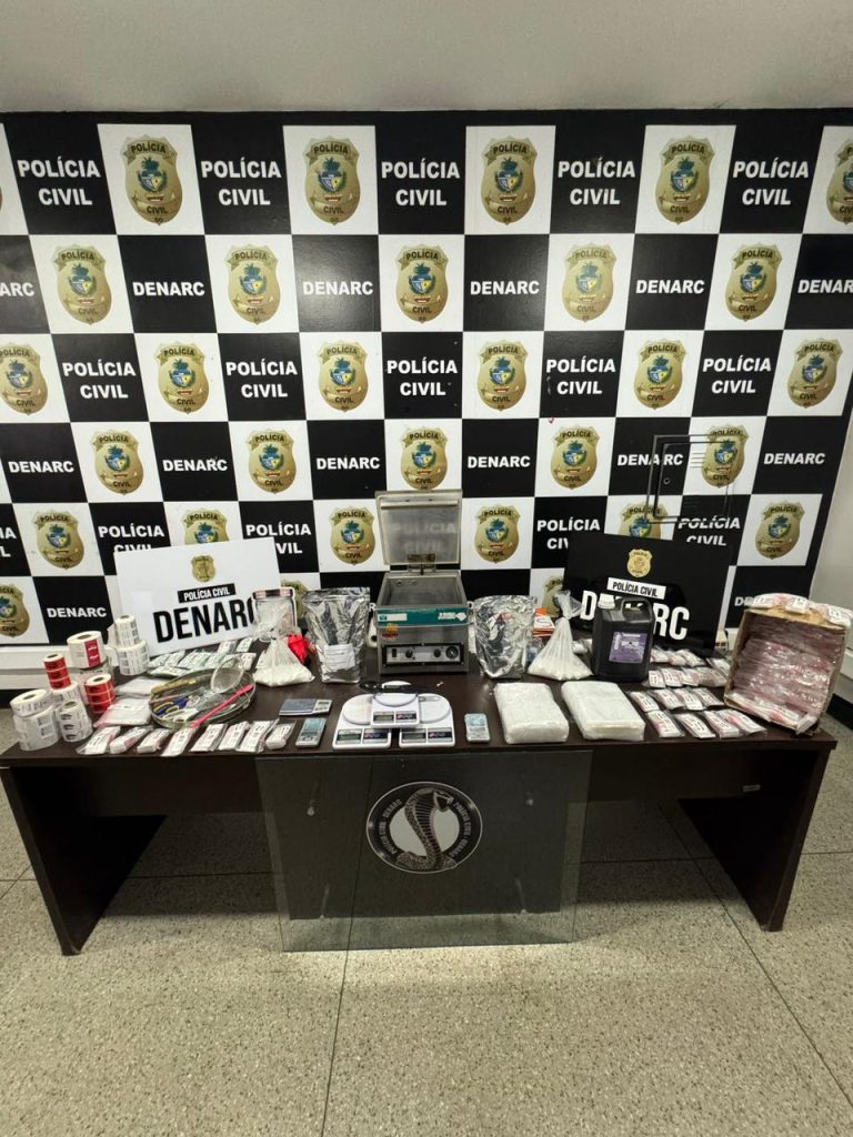 Polícia Civil desmonta laboratório de cocaína em Goiânia