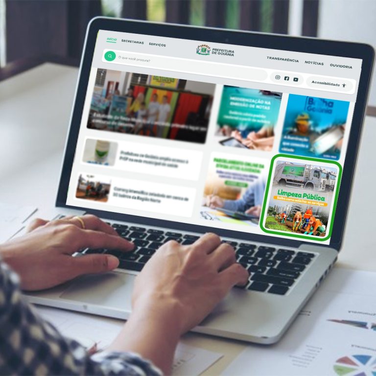 Prefeitura de Goiânia lança site para facilitar solicitações de limpeza e zeladoria urbana 