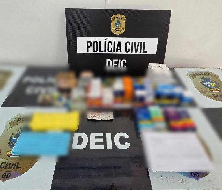 Operação da PCGO combate venda ilegal de remédios abortivos e medicamentos controlados em Goiânia 