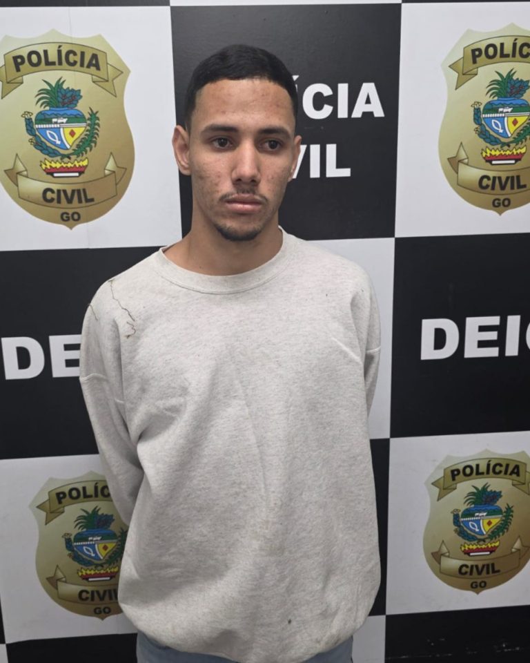 PCGO prende “Mucilon”, líder do 13º Comando da Esquadrão Vilanovense, investigado por tráfico e ataques violentos 