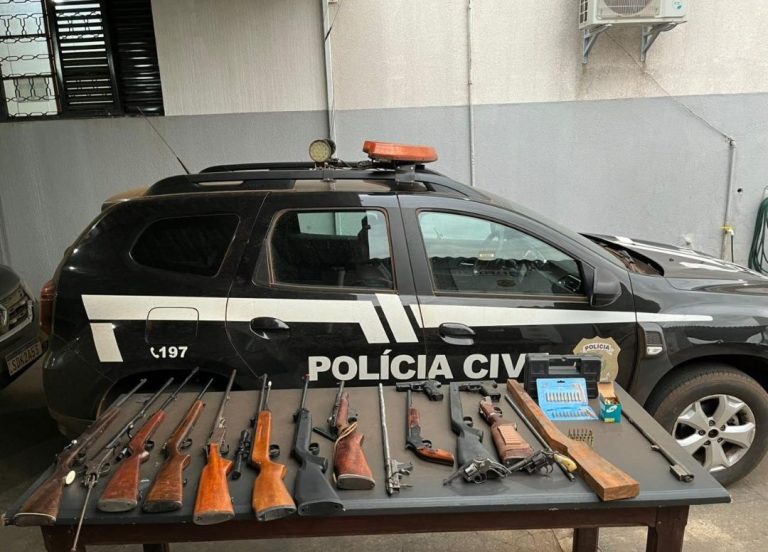 Polícia Civil de Goiás prende homem por manter oficina clandestina de armas em Montividiu