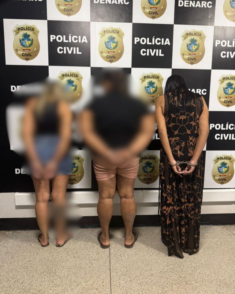 Polícia Civil prende três mulheres por tráfico interestadual de drogas em Goiânia