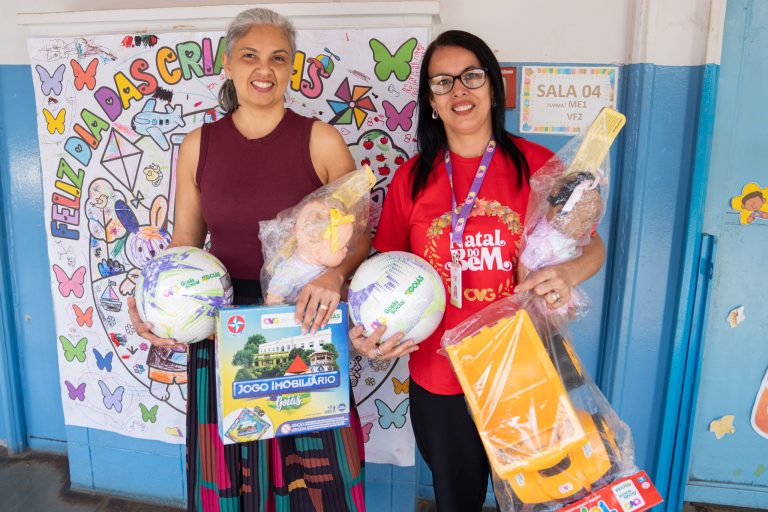 Goiás Social e OVG mobilizam escolas públicas para a tradicional distribuição de brinquedos do Natal do Bem 