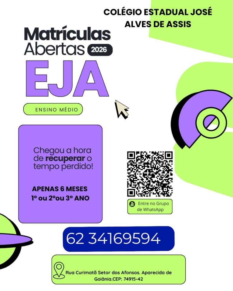 Escolas de Goiânia e região oferecem EJA com matrículas abertas para Ensino Fundamental e Médio