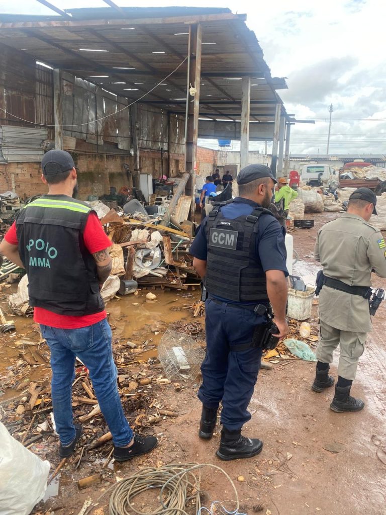 Forças de segurança e Equatorial realizam nova operação contra receptação de fios de cobre em Senador Canedo