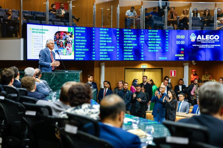 Caiado faz balanço da gestão e afirma que entregará Goiás com R$ 9,8 bilhões em caixa