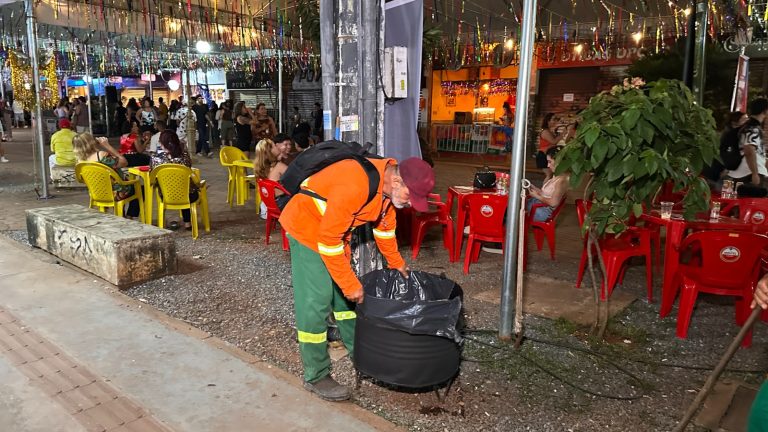 Comurg recolhe 66 toneladas de resíduos durante festividades de Carnaval em Goiânia