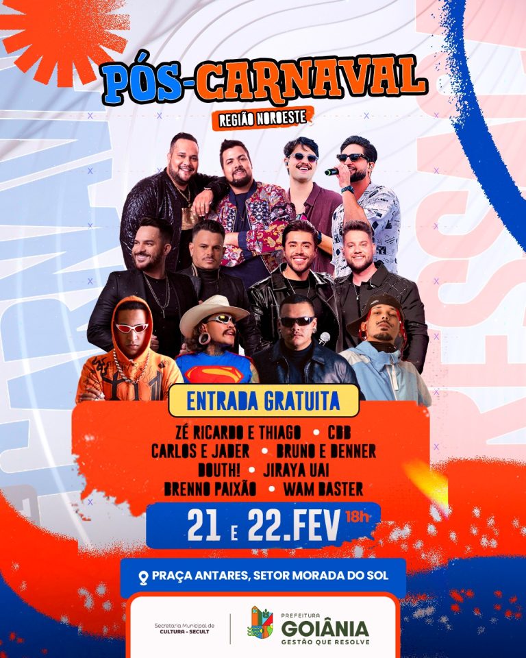 Prefeitura leva shows gratuitos de Bruno e Denner, Zé Ricardo & Thiago e Jiraya Uai neste fim de semana na Região Noroeste